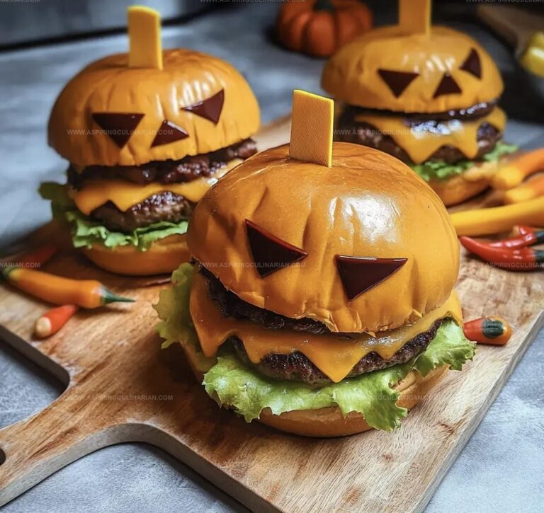 Monster Burgers Halloween Recipe