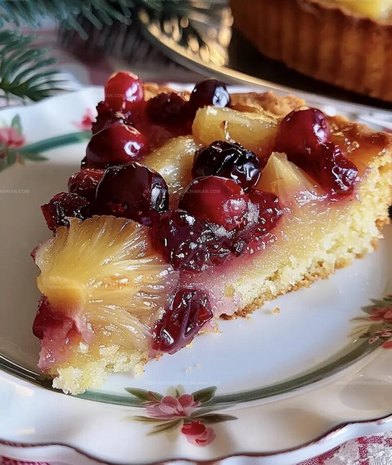 Cranberry Pineapple Upside Down Cake Recipe