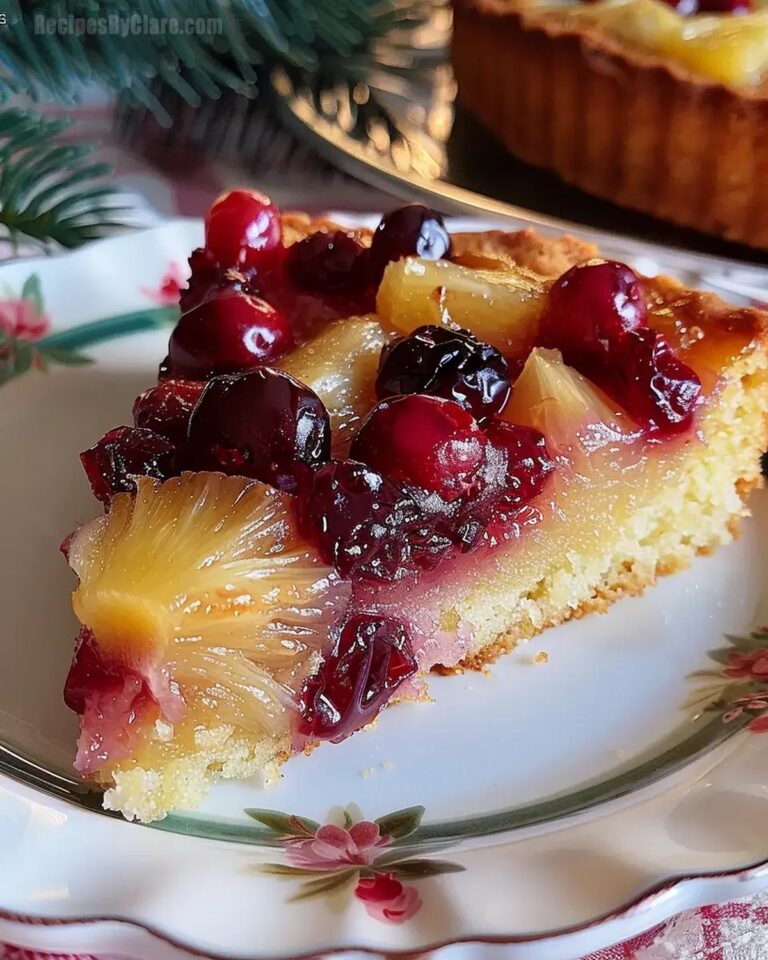 Cranberry Pineapple Upside Down Cake Recipe