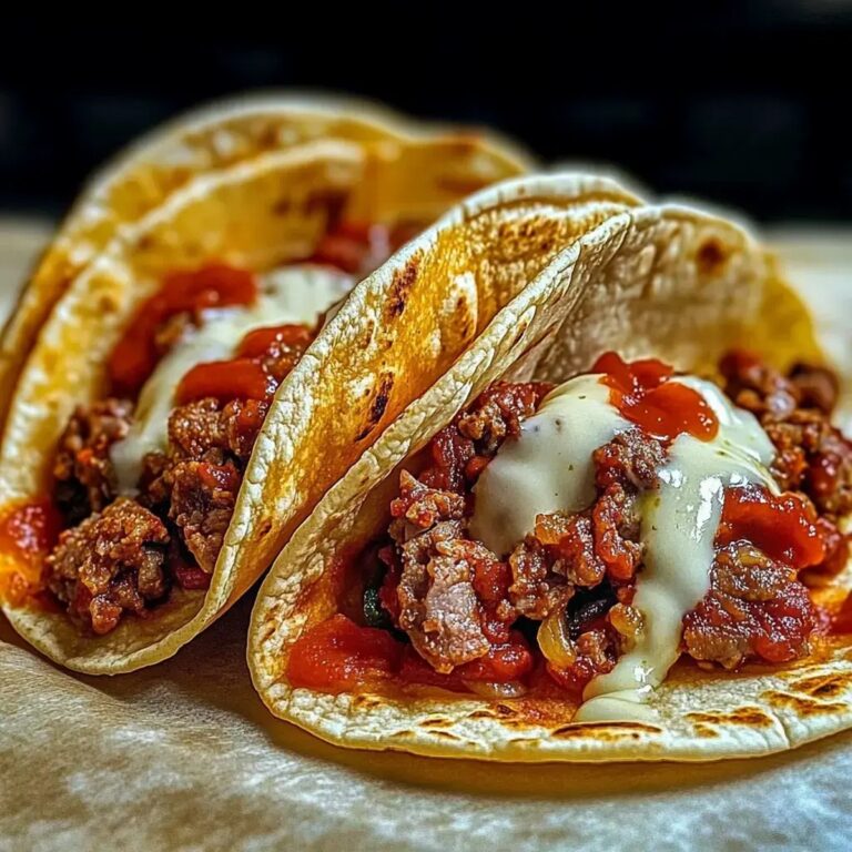 Meat Lovers Pizza Tacos Recipe