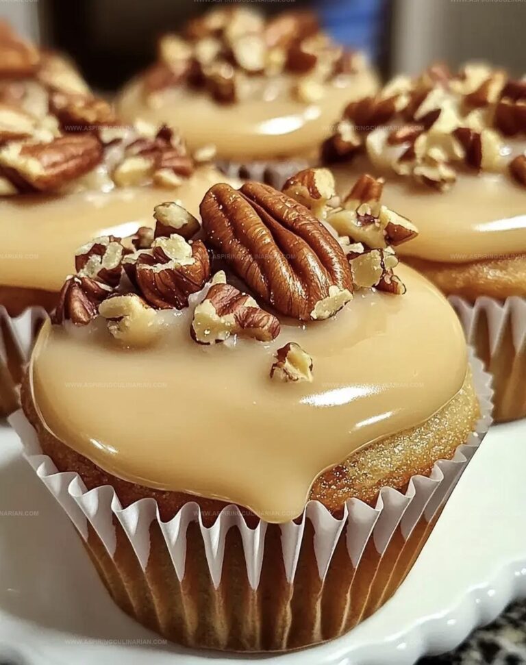 Caramel Pecan Cupcakes Recipe