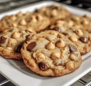 Gooey Chocolate Chip Butterscotch Cookies Recipe