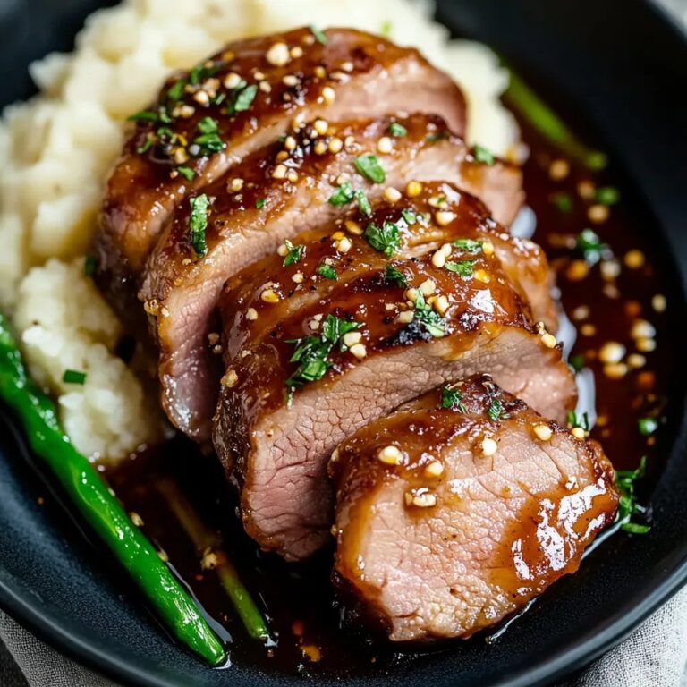 Honey Garlic Pork Tenderloin Recipe