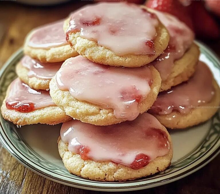 Strawberry Glaze Cookies Delight Recipe