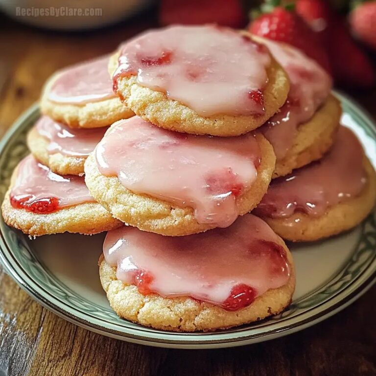 Strawberry Glaze Cookies Delight Recipe