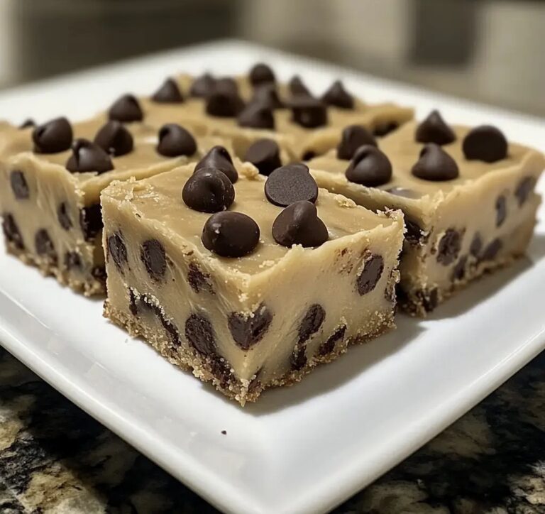 Chocolate Chip Cookie Dough Bars Recipe