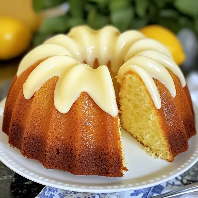 Lemon Bundt Cake Recipe