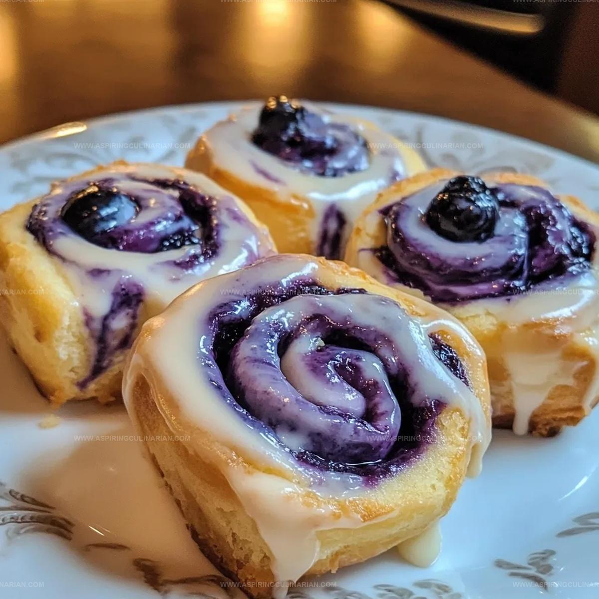 Blueberry Cheesecake Rolls Recipe