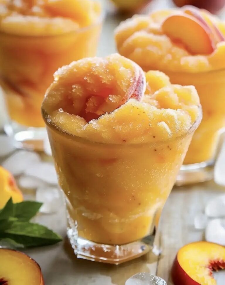 Frozen Peach Slush Recipe