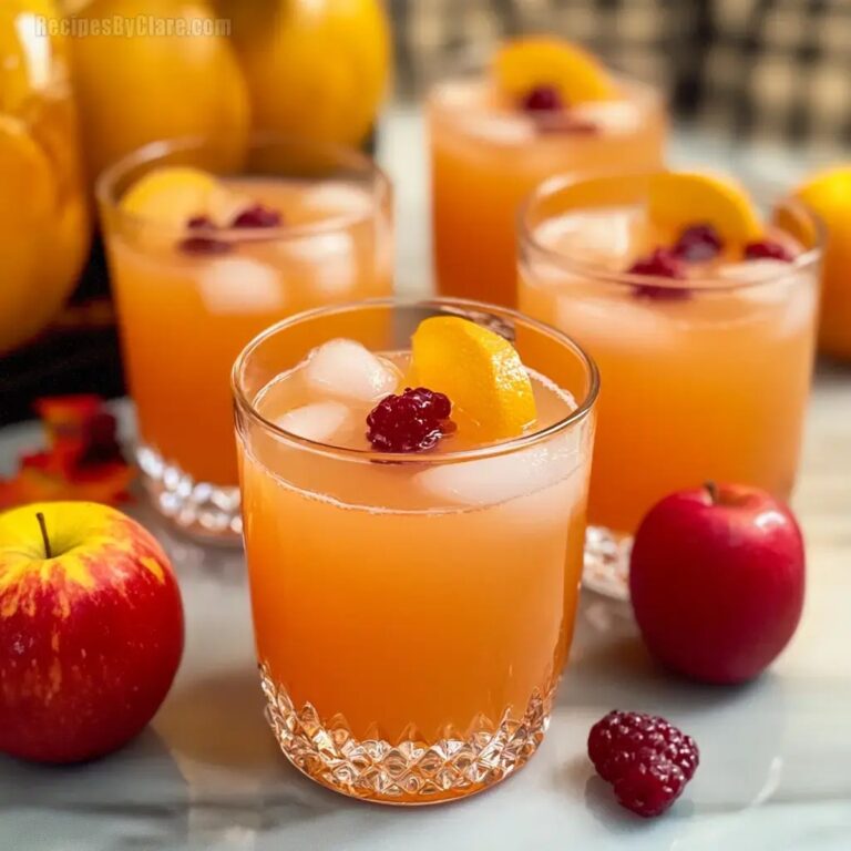Thanksgiving Punch Cranberry Orange Recipe