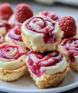 Homemade Raspberry Swirl Cheesecake Bites Recipe
