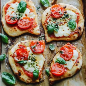 Caprese Naan Pizza Recipe