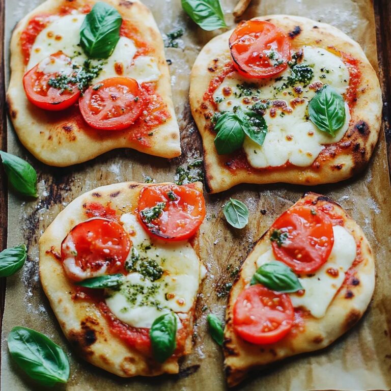 Caprese Naan Pizza Recipe