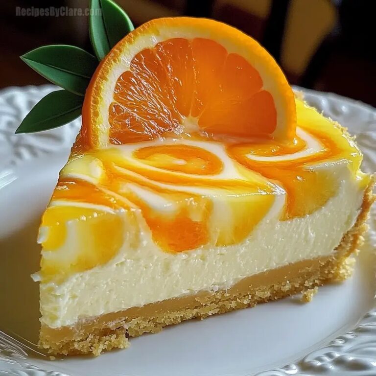 Southern Pineapple Orange Swirl Cheesecake Recipe