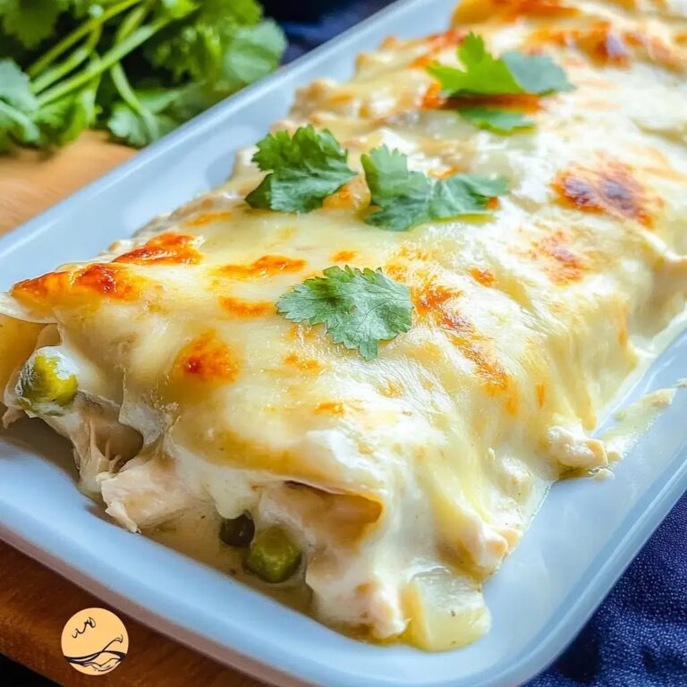 White Chicken Enchiladas Recipe