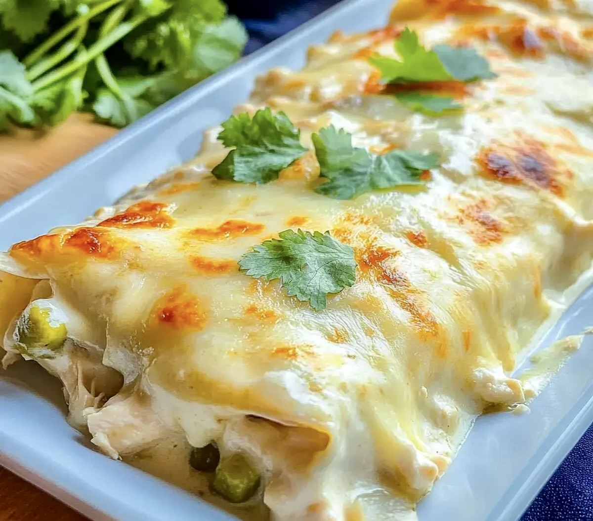 White Chicken Enchiladas Recipe