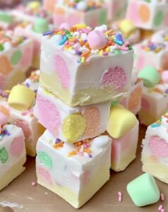 Easy Fruity Marshmallow Fudge Recipe