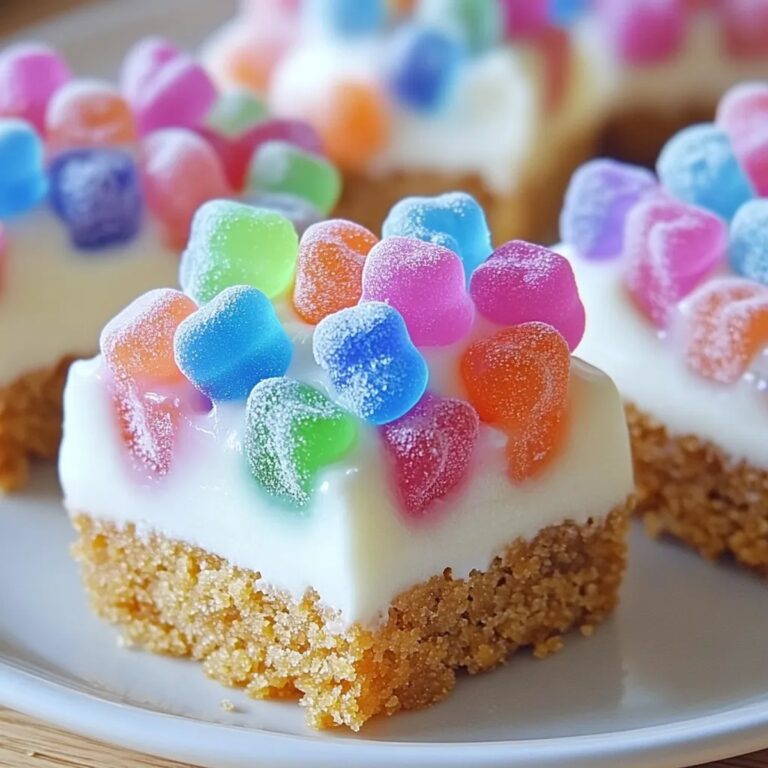 Gummy Cotton Candy Cheesecake Bites Recipe