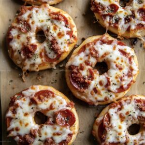 Homemade Pizza Bagels Recipe