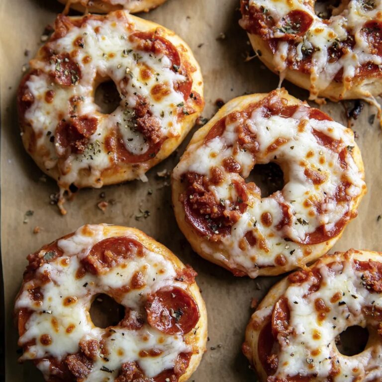 Homemade Pizza Bagels Recipe