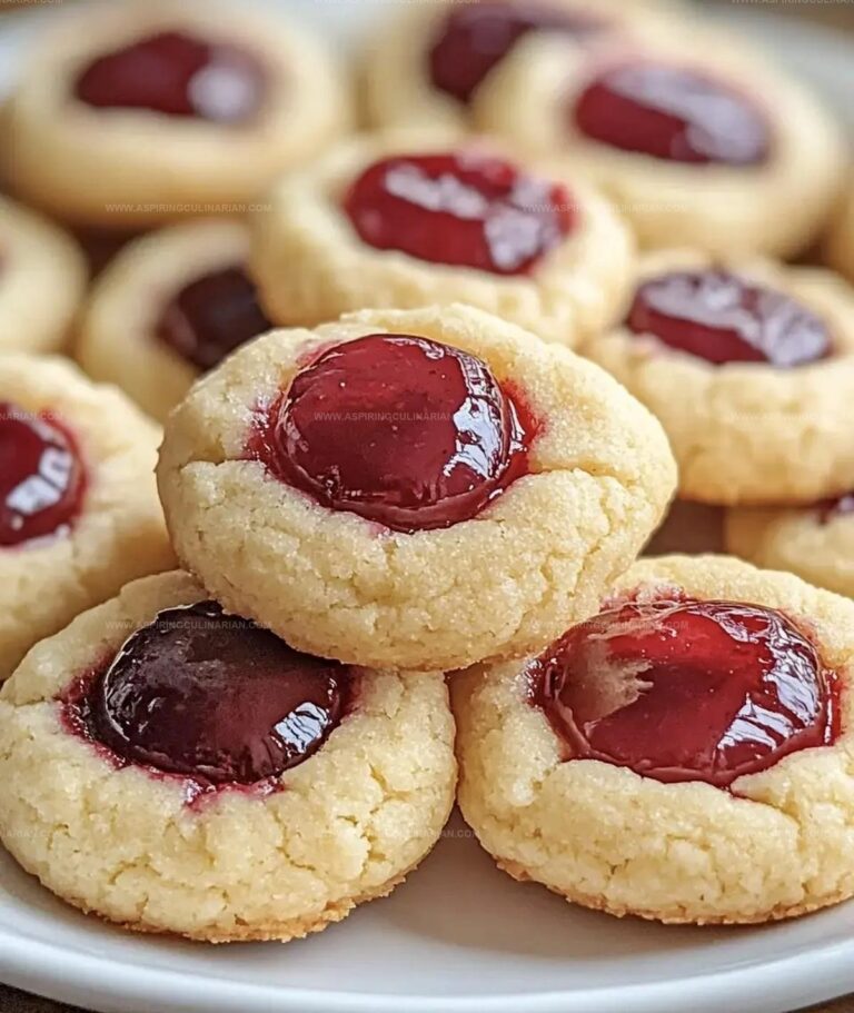 Irresistible Cherry Thumbprint Cookies Recipe