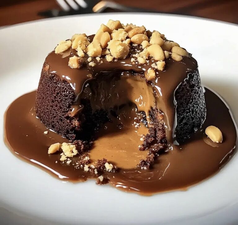 Molten Peanut Butter Lava Cake Recipe