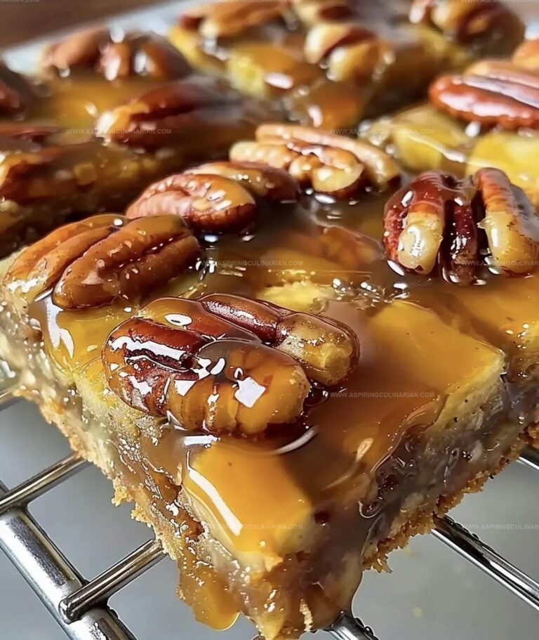 Upside Down Caramel Pecan Banana Cake Recipe