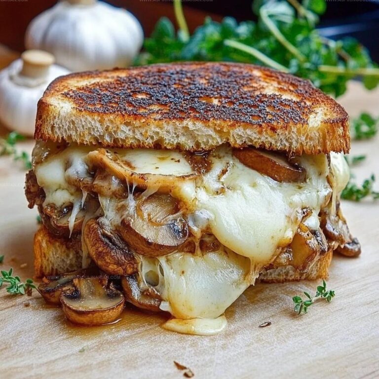 Mushroom Grilled Cheese Sandwich Recipe