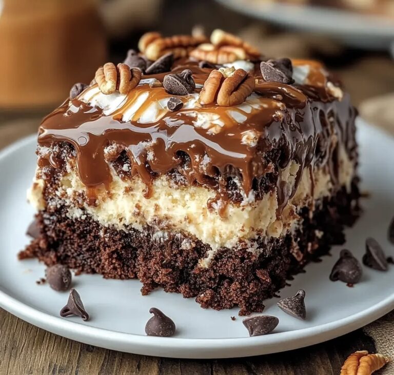 German Chocolate Poke Cake Recipe
