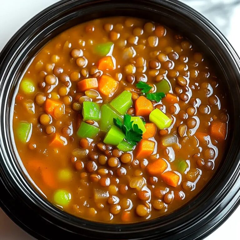 Crockpot Lentil Soup Recipe