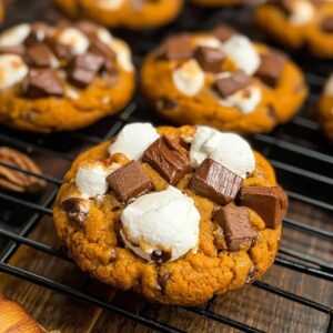 Pumpkin Smores Cookies Recipe
