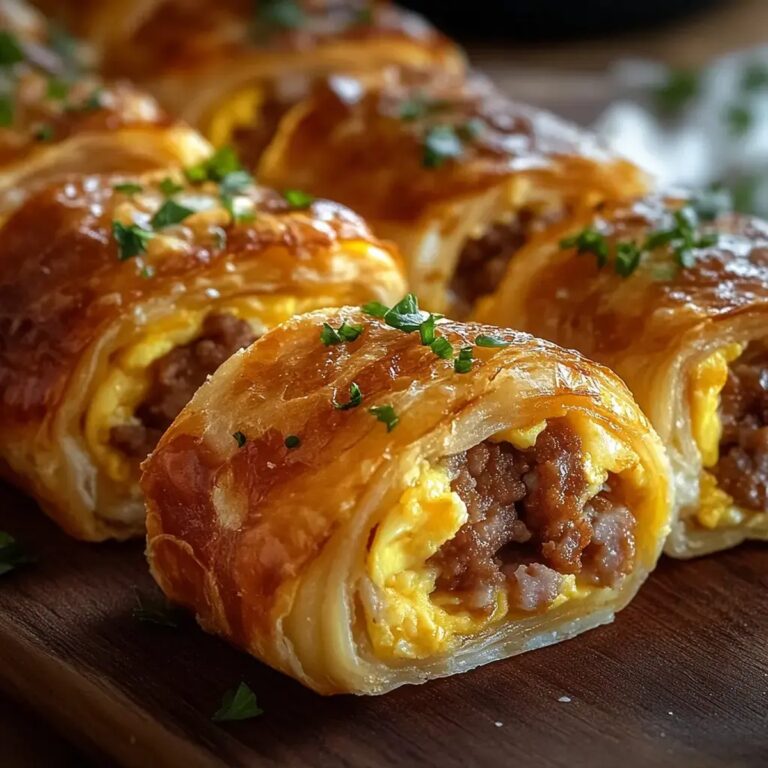 Breakfast Sausage Rollups Recipe