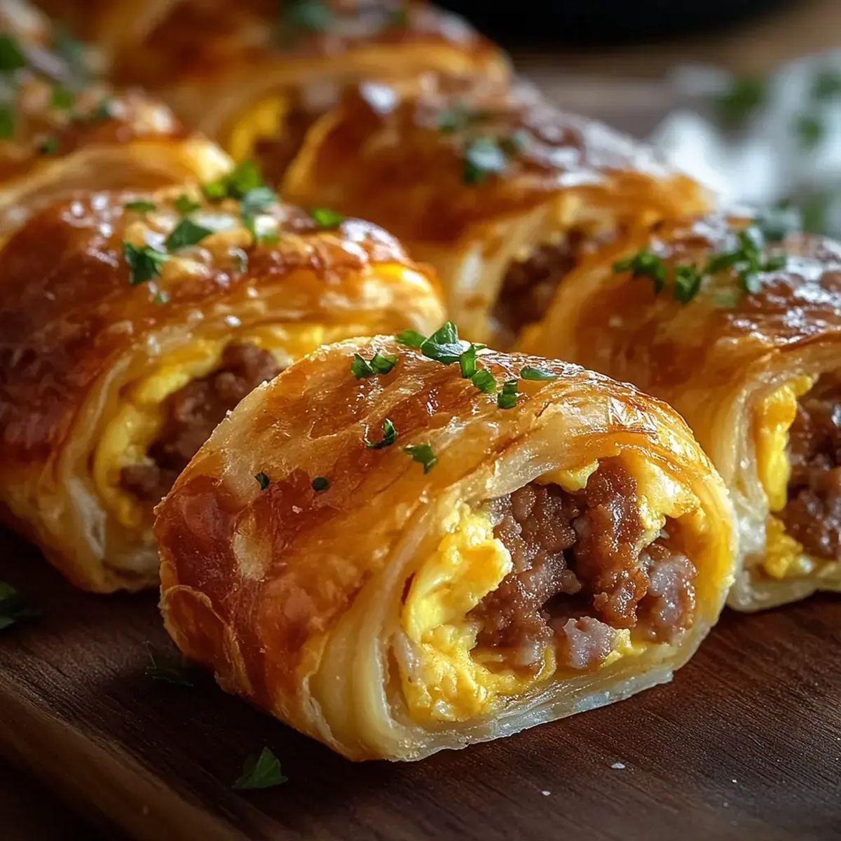 Breakfast Sausage Rollups Recipe
