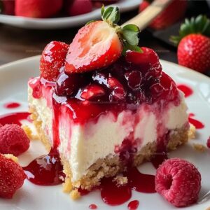 Easy Strawberry Cheesecake Dump Cake Recipe