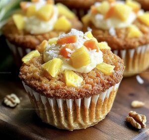 Hawaiian Pineapple Carrot Muffins Recipe