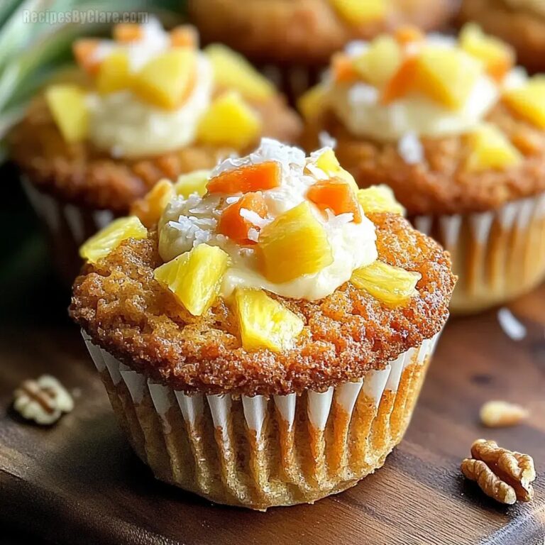 Hawaiian Pineapple Carrot Muffins Recipe