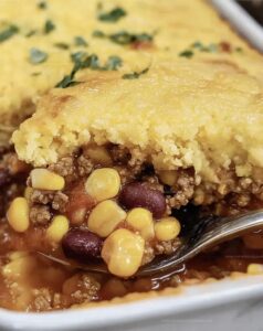 Cowboy Cornbread Casserole Recipe