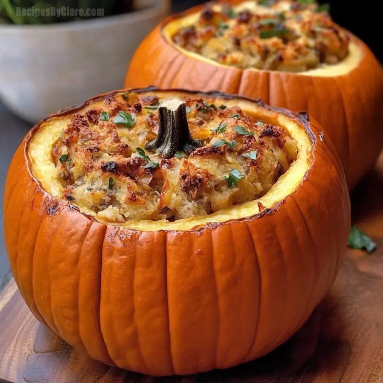 Roasted Stuffed Pumpkin Recipe