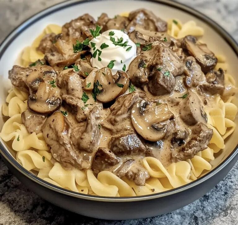 Beef And Mushroom Stroganoff Recipe