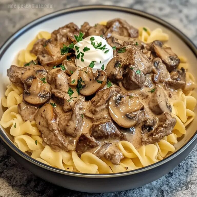 Beef And Mushroom Stroganoff Recipe