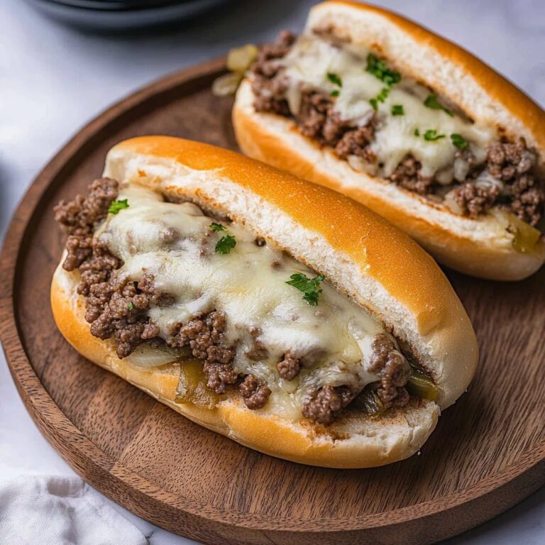 Ground Beef Philly Cheesesteak Recipe