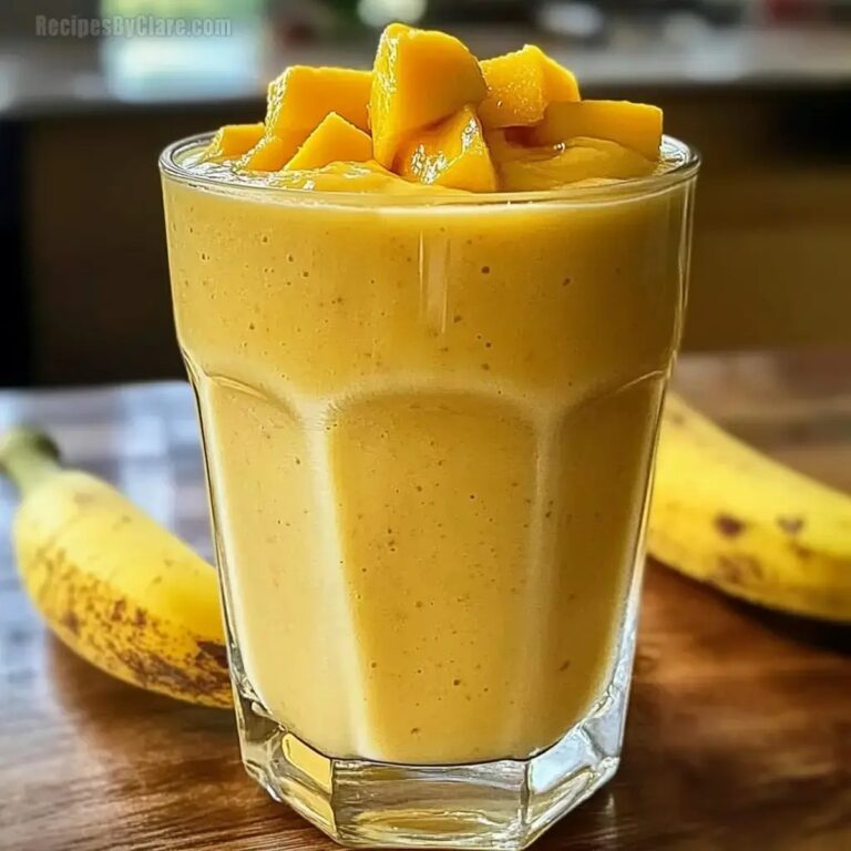Mango Orange Banana Smoothie Recipe