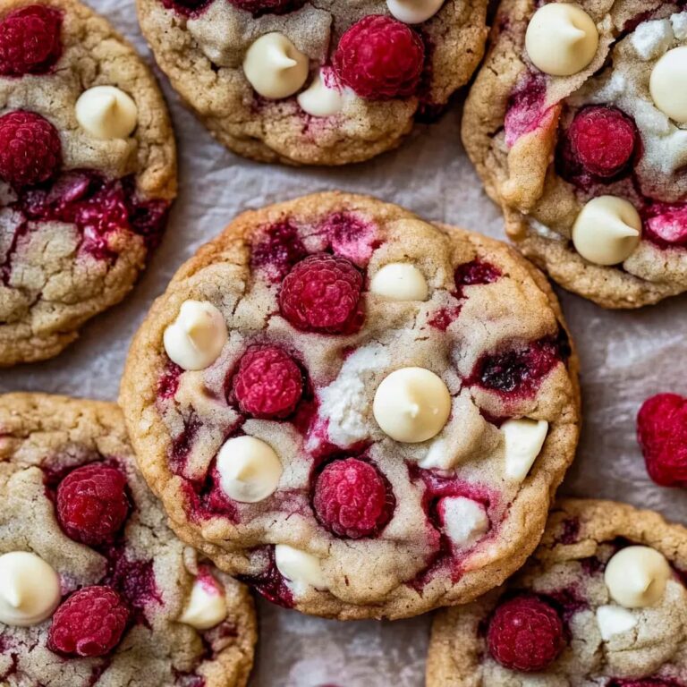 Raspberry White Chocolate Cookies Recipe