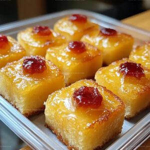 Pineapple Pound Cake Bites Recipe