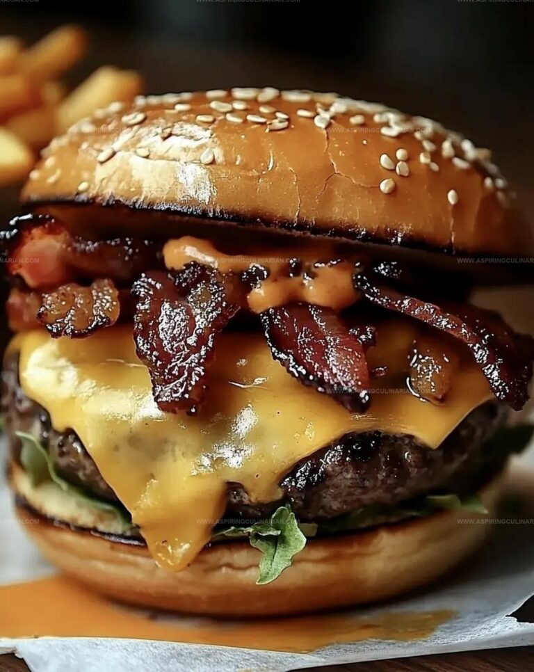 Cheesy Bacon Burger Recipe