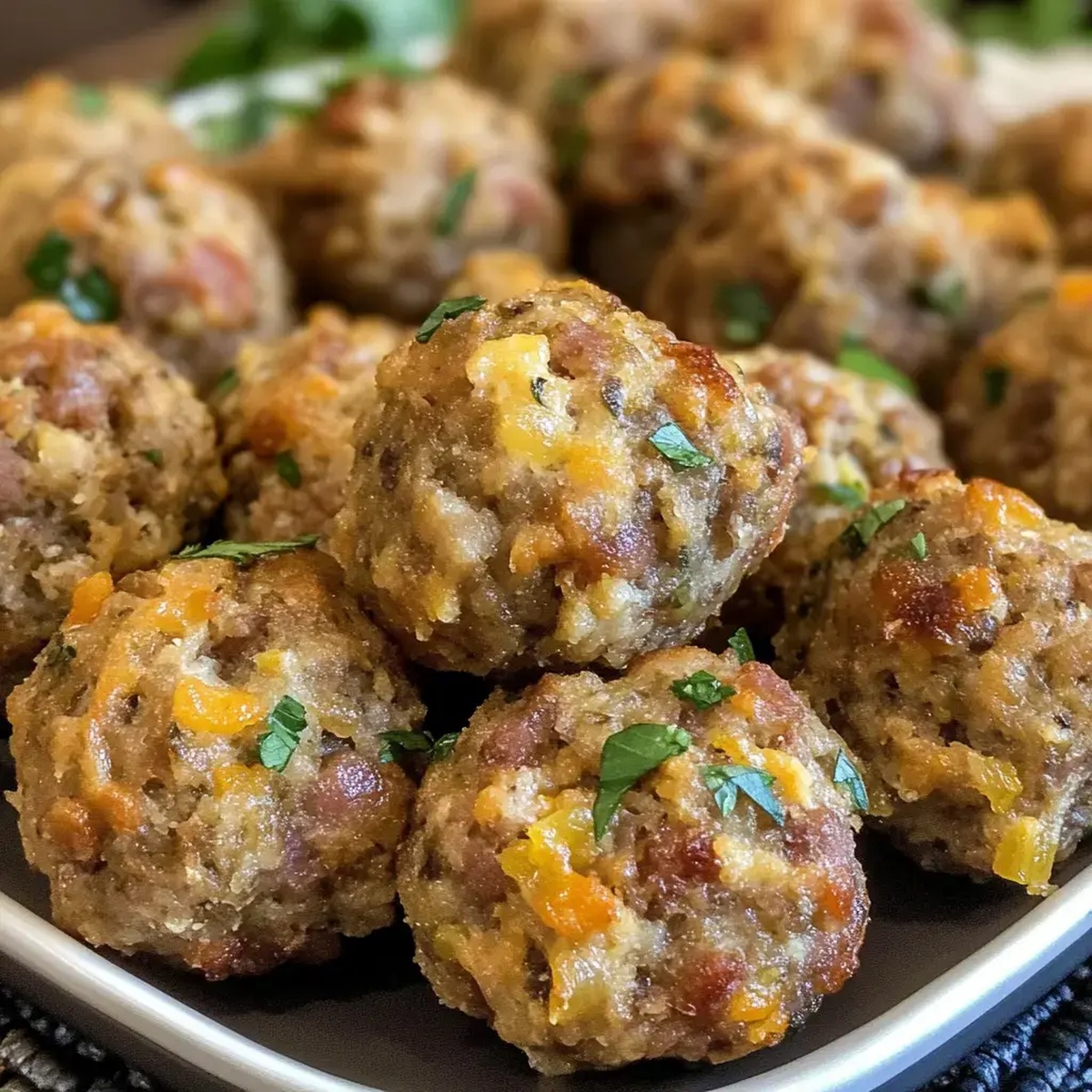 Sausage Stuffing Balls Recipe