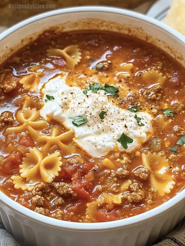 Lasagna Soup Recipe