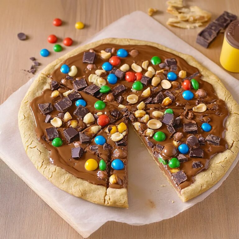 Chocolate Peanut Butter Pizza Recipe