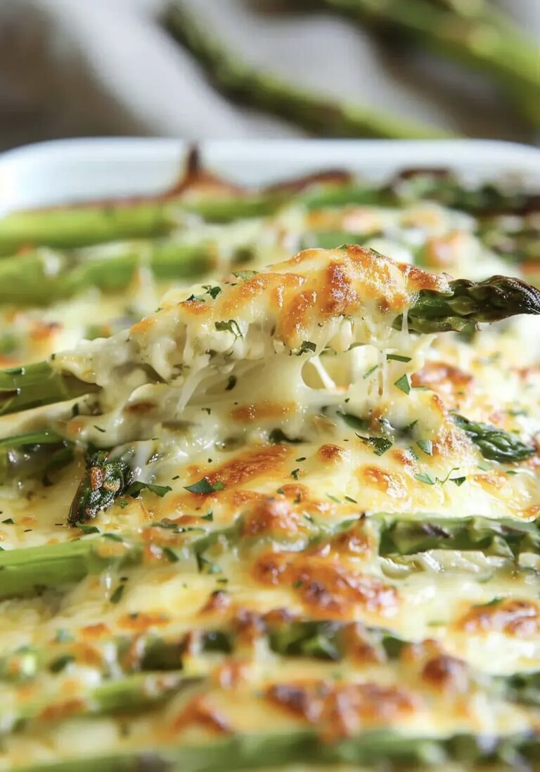 Cheesy Baked Asparagus Recipe