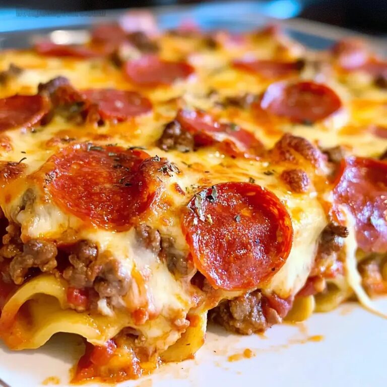 Loaded Meat Lovers Pizza Casserole Recipe